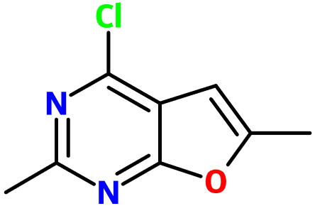 (图片) MC009925 4-Chloro-2,6-dimethylfuro[2,3-d]pyrimidine